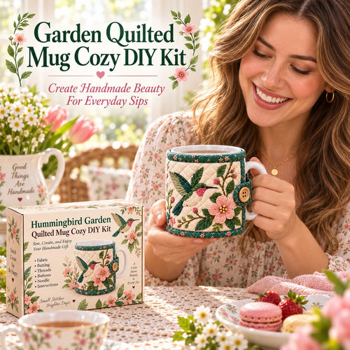 Garden Quilted Mug Cozy DIY Kit