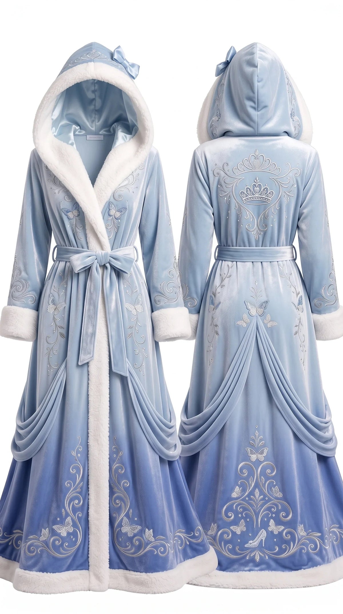 👑 CozyEverAfter™ Heated Princess Robe – Cozy warmth for cold days