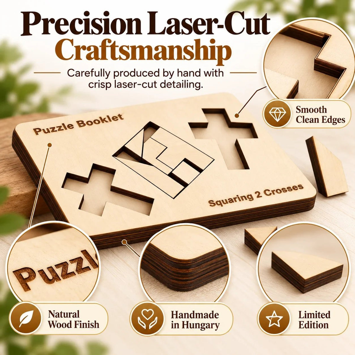 🧩✝️Puzzle Booklet - Squaring 2 Crosses
