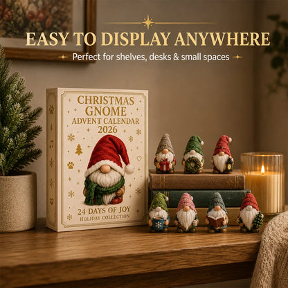 ⏳ Last Day 49% OFF – 🧙 2026 Christmas Gnome Advent Calendar | 24 Unique Mini Gnome Surprises for Daily Countdown Fun, Collecting & Holiday Display 🎄✨