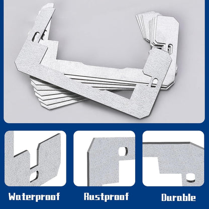 Wall Plate Spacers for Outlets-Metal Flush Fit Device Leveling Plates,