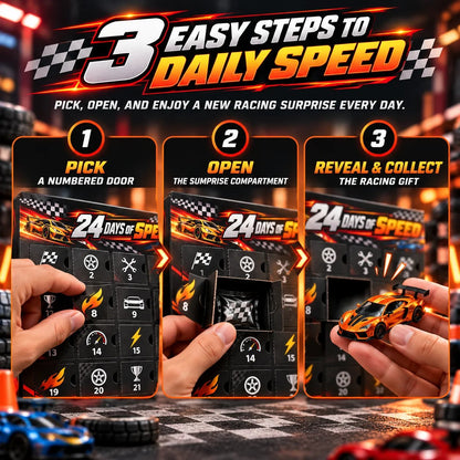 🏎️ RaceRush™ 24-Day Racing Advent Calendar