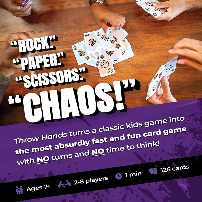 Rock Paper Scissors Card Game