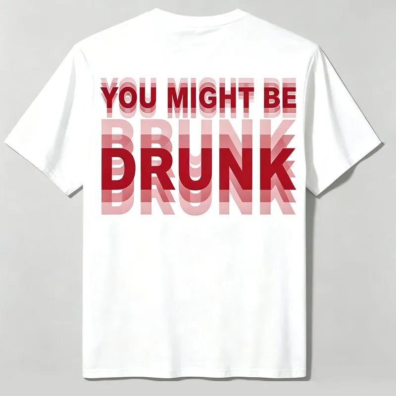 You Might Be Drunk Shirt Funny Drinking Humor Unisex T-Shirt Gift