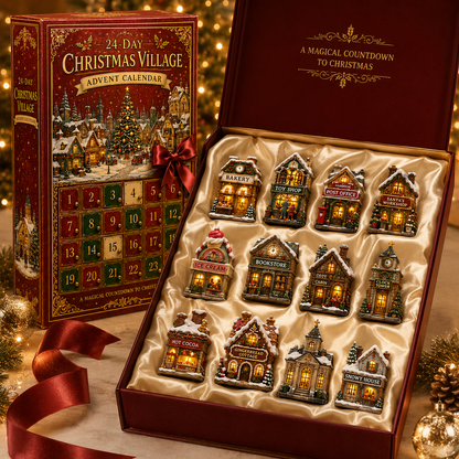 🔥24-Day Christmas Countdown Advent Calendar – Christmas Town