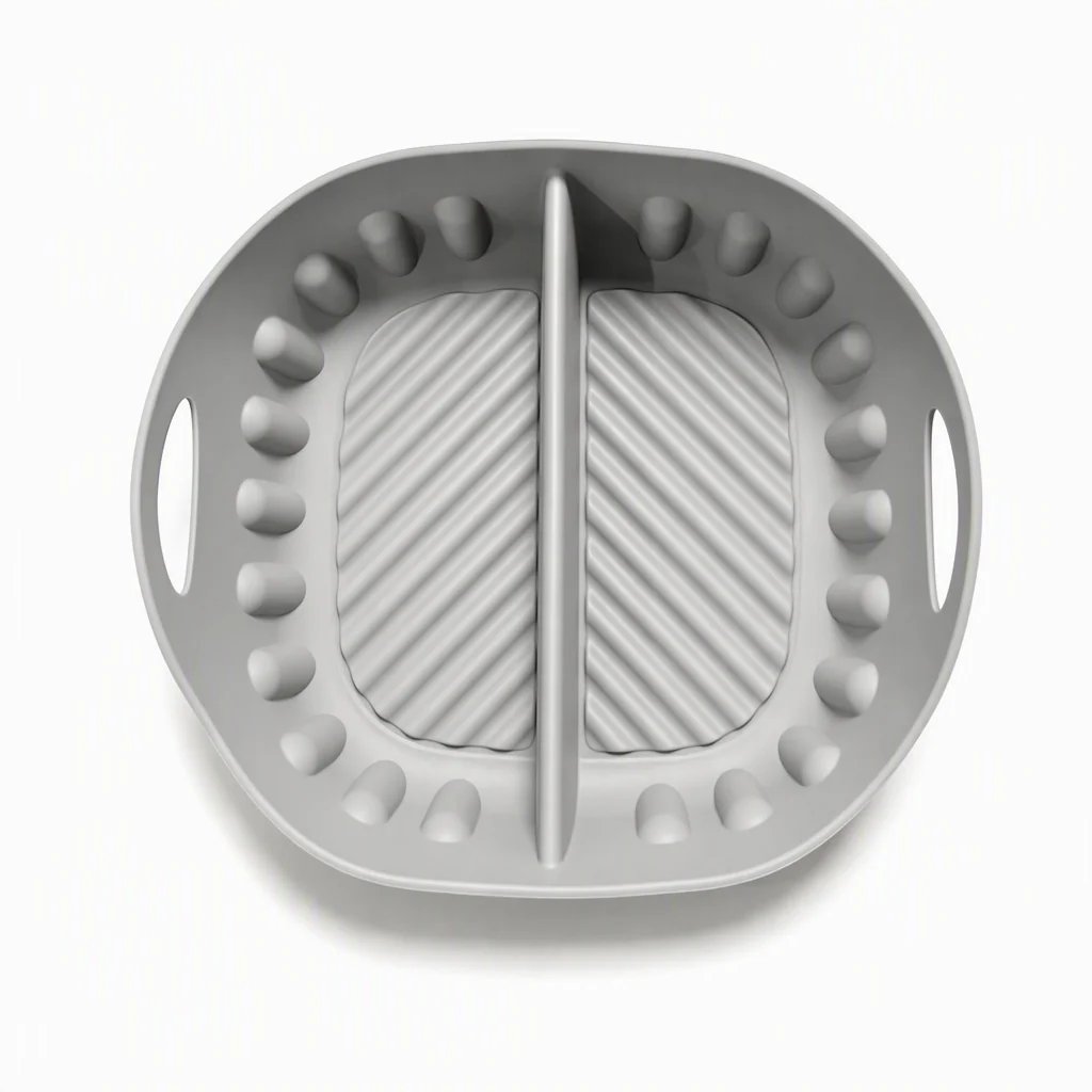 Reusable Divided Air Fryer Silicone Liner