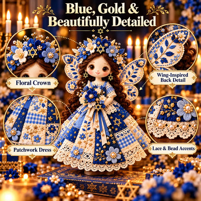 🕎🧵 Hanukkah DIY Patchwork Doll Kit | 3 Festival of Lights Designs