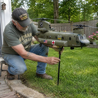 🔥Father's Day Special Offer: 49% OFF🎖️-Vietnam Veteran CH-47 Chinook Helicopter Wind Spinner ✈️Buy 2 Free Shipping Today!