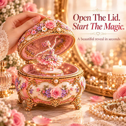 🌸 49% OFF Floral Ballerina Music Box – A Romantic Keepsake With a Magical Butterfly Reveal 🦋