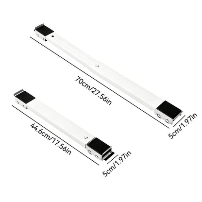 2-Pack Adjustable Heavy-Duty Appliance Moving Dollies – Lockable Roller Stands for Washer & Dryer