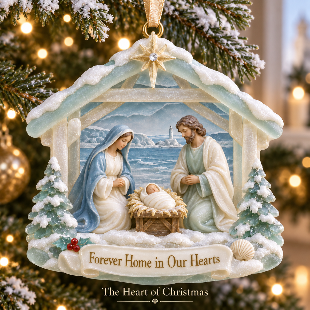 Coastal Holy Night: The Birth of Love | Nativity by the Sea