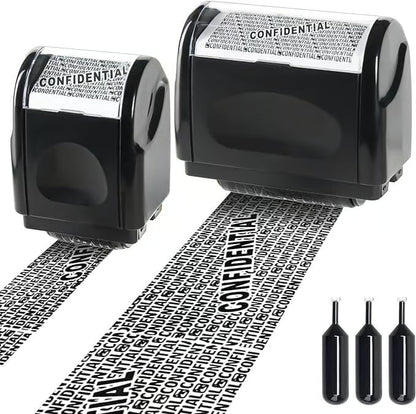 🔥🔥SALE 48% OFF!!-Privacy Protection Security Roller Stamp — Address & Billing Info Blocker, Home & Office Mailing Essentials 100m Long-Lasting Roll