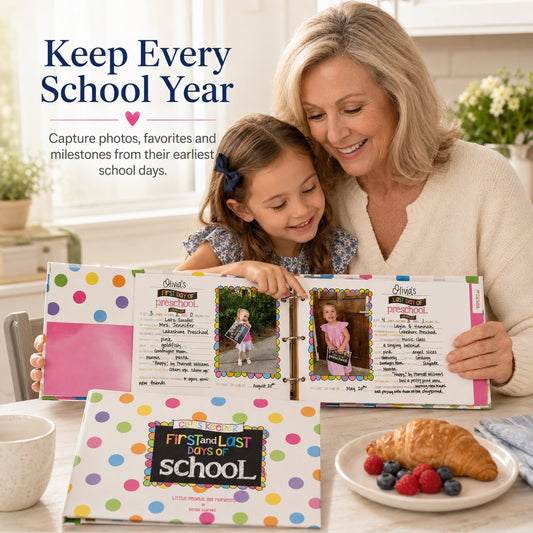 🔥LAST DAY 50% OFF - First & Last Day School Memory Keepsake Binder