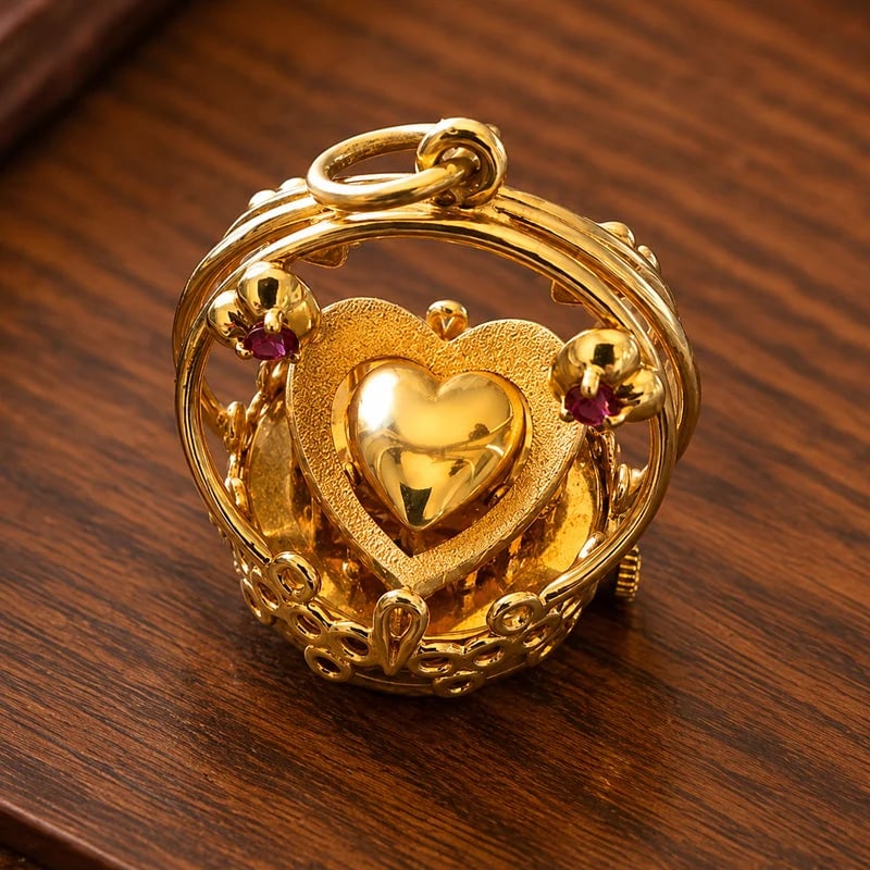 ❤️‍🔥⚙️Heartbeat mechanical pendant - ✨Heart Design × Mechanical Aesthetic