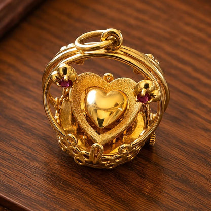 ❤️‍🔥⚙️Heartbeat mechanical pendant - ✨Heart Design × Mechanical Aesthetic