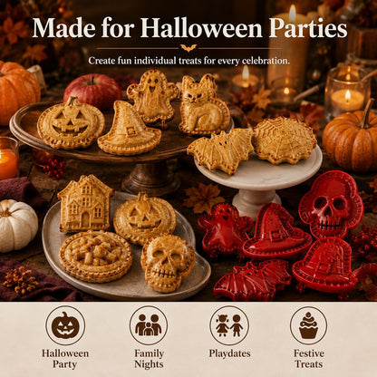 🎃 8-Piece Halloween Mini Hand Pie Mold Set✈️ Buy 2+ Get Free Shipping