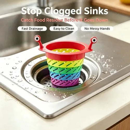 ⭐✨Rainbow Expandable Sink Strainer Basket