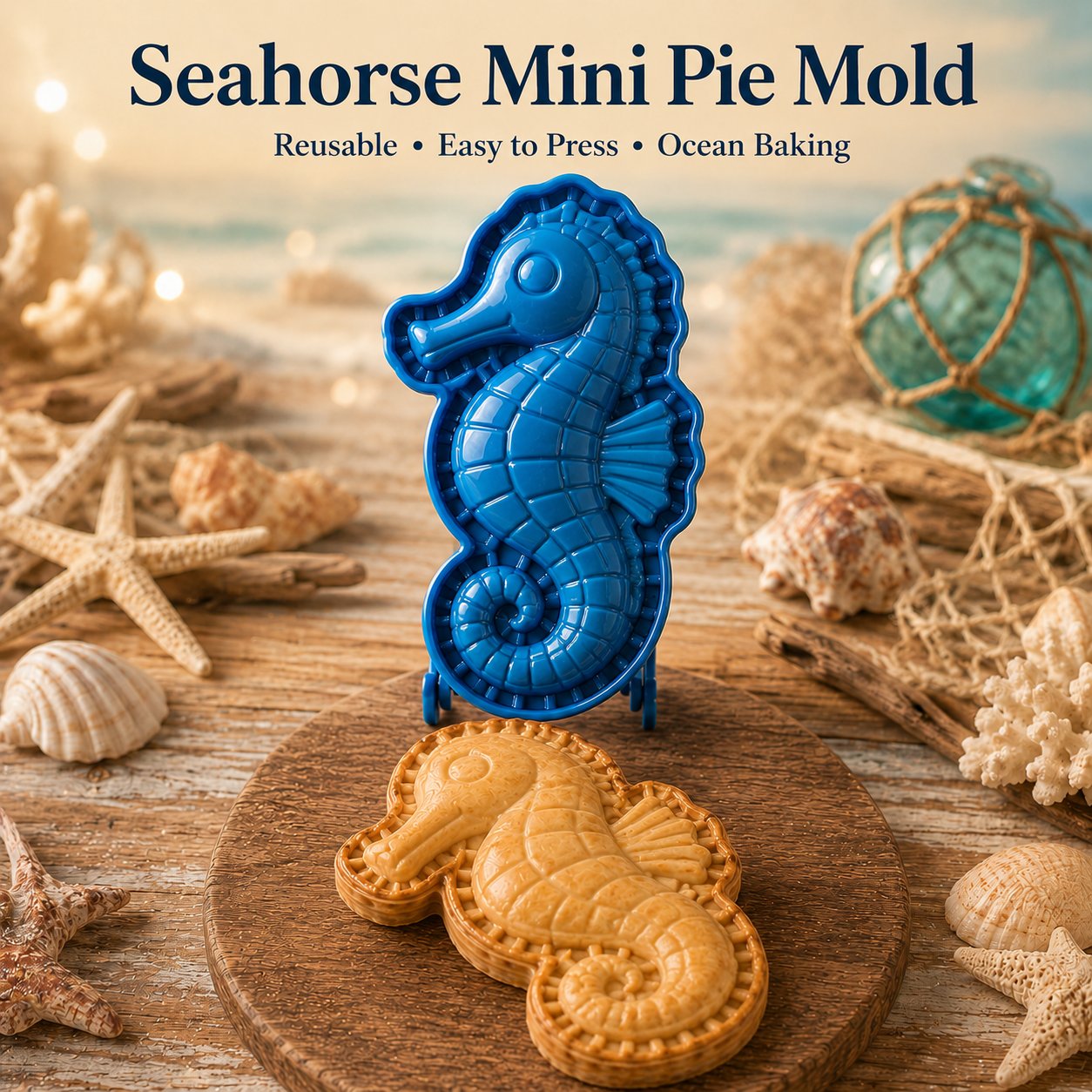⏳ Last Day 49% OFF – 🌊 8-Design Ocean Filled Pie Press Collection | Reusable Hinged Molds for Cutting, Filling, Shaping & Sealing Marine-Themed Hand Pies 🥧✨