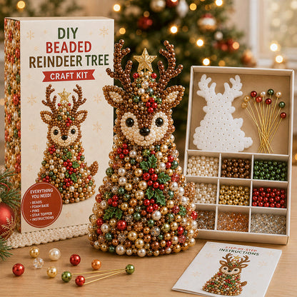 🐾 Animal-Themed Beaded Christmas Tree DIY Kit