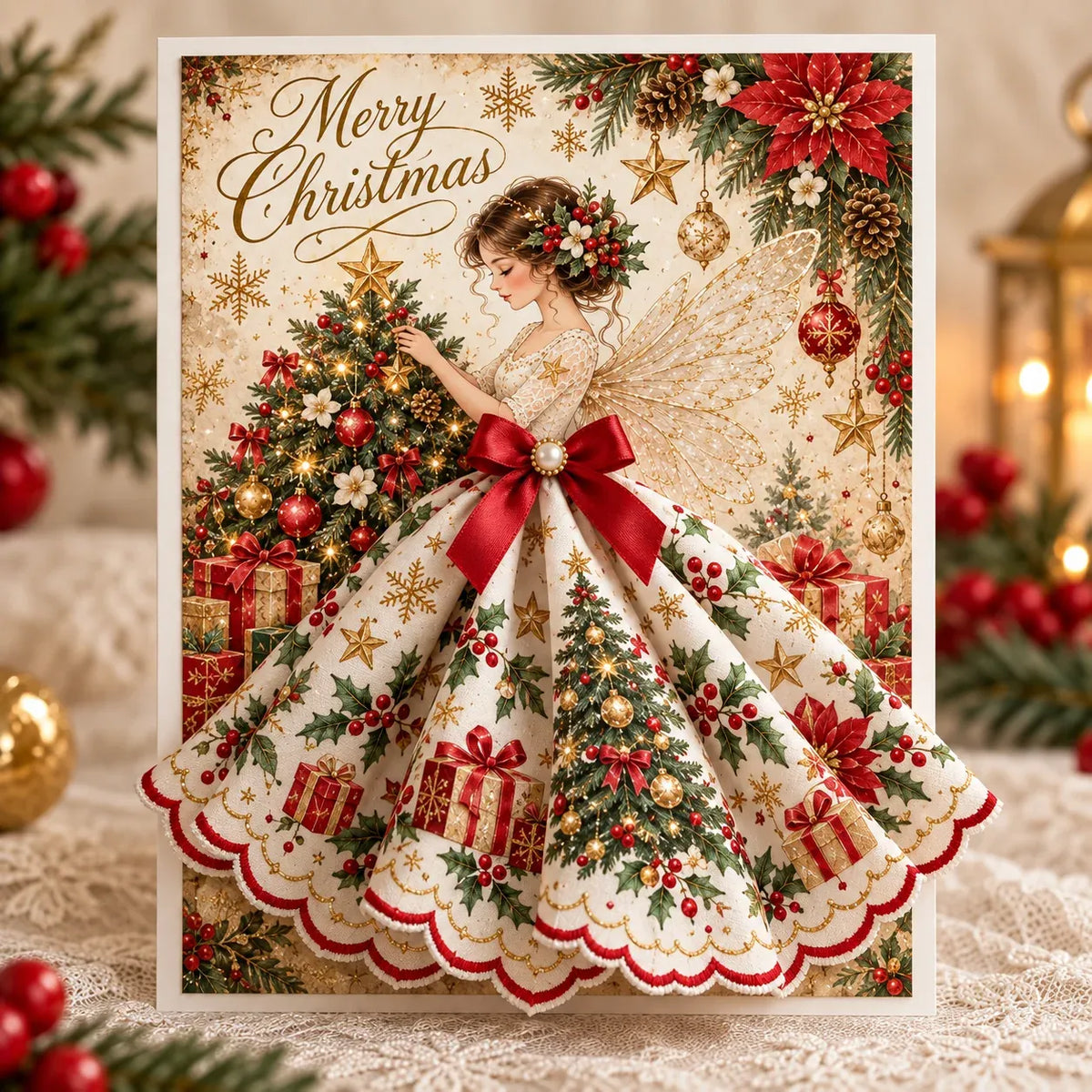 🪽✨3D Christmas Angel Greeting Card