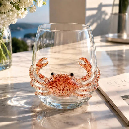 ⏰Last day Promotion-🎁The Perfect Beach House Gift🌊3D Ocean Animal Artisan Glassware Collection