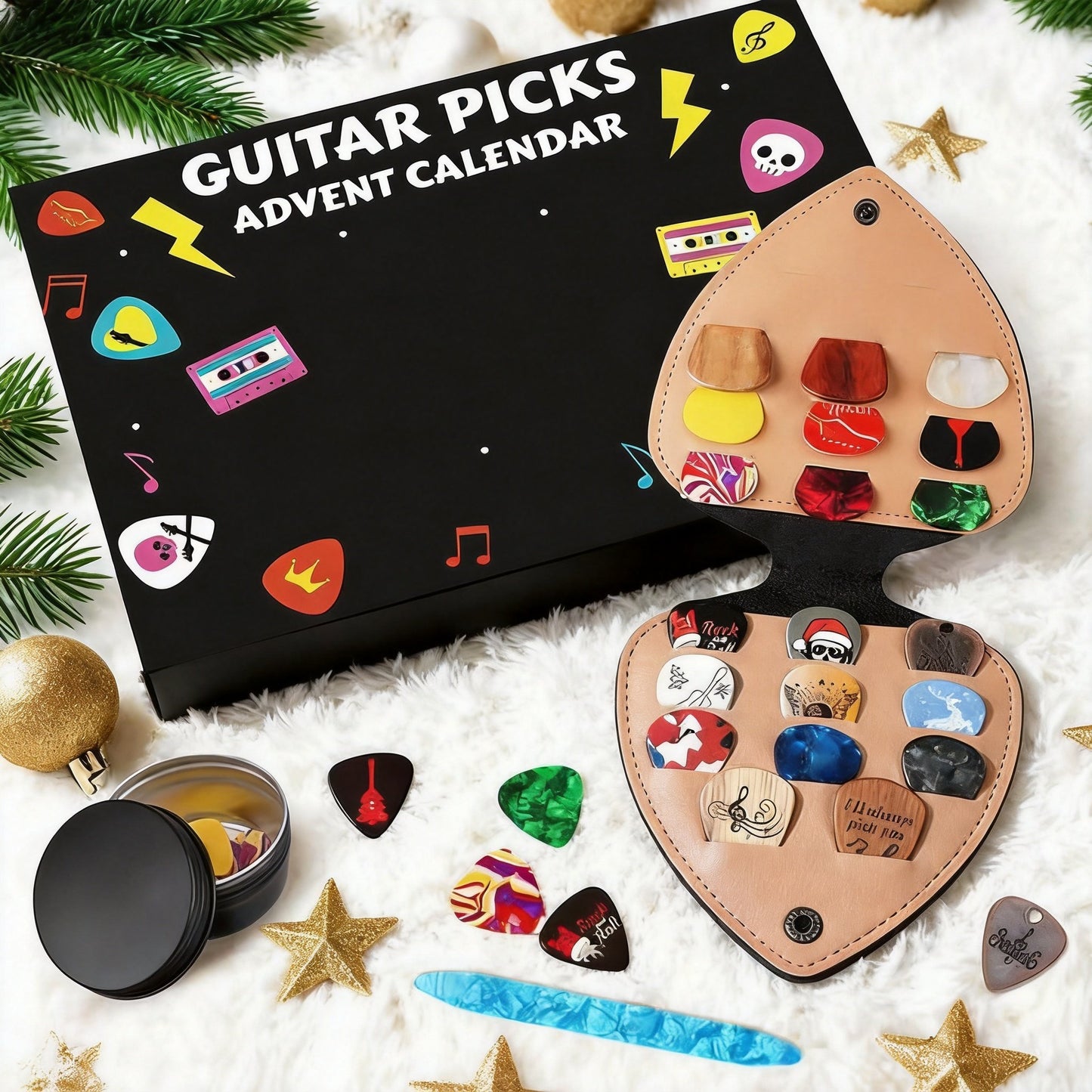 🎸 Guitar Picks Advent Calendar 2026 – 24 Musician Surprises