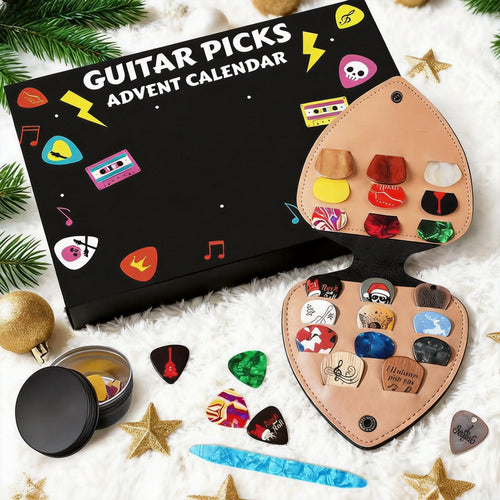 🎸 Guitar Picks Advent Calendar 2026 – 24 Musician Surprises
