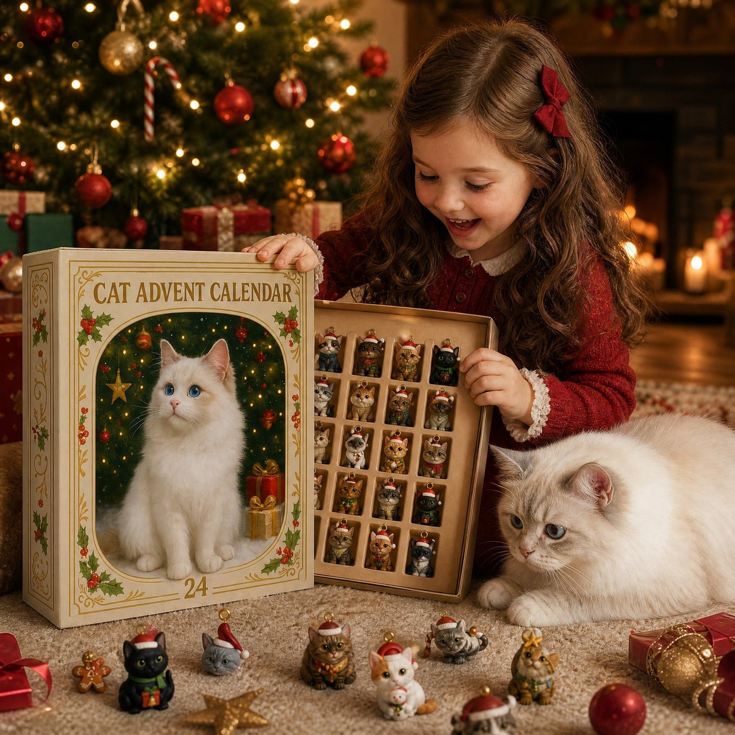 🐱🎄Advent Calendar 2026 Cat Advent Calendar - Giftfor Adults Friends CatOwners and Lovers Christmas Holiday Countdown Gift