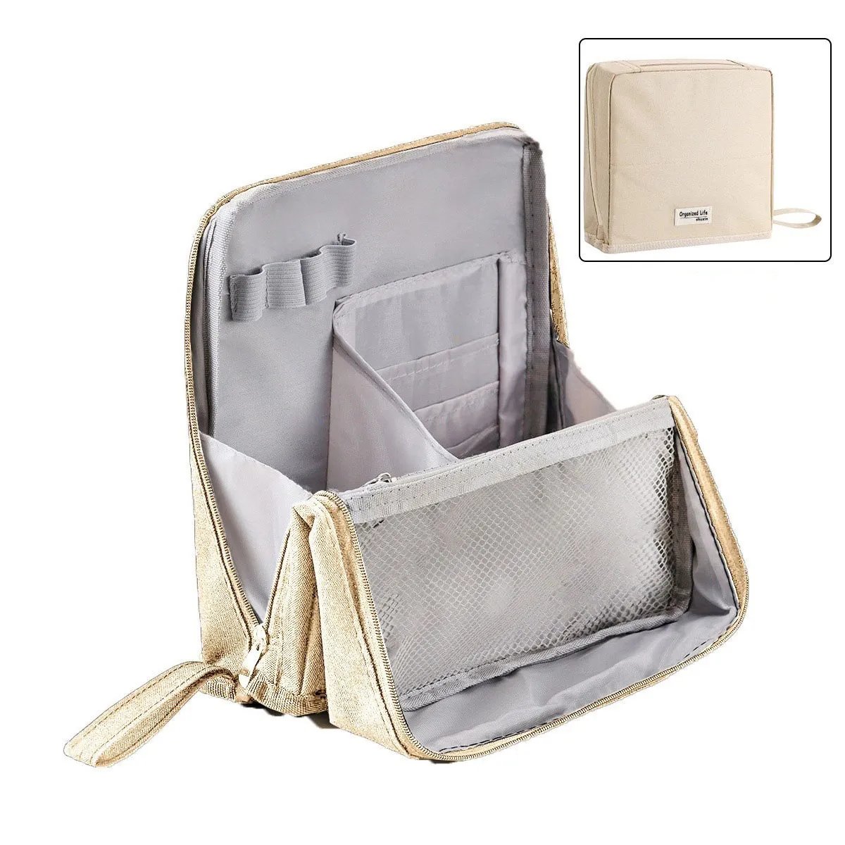 🔥 HOT SALE 🔥Standing Makeup Bag – Portable, Large Capacity