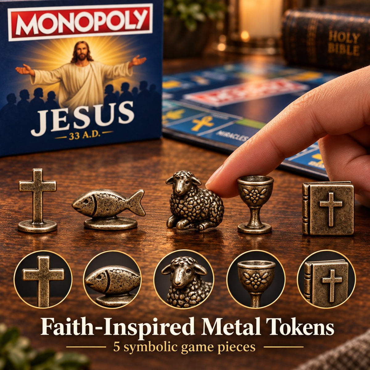 ✝️ Play Through the Life of Jesus – Faith Family Board Game