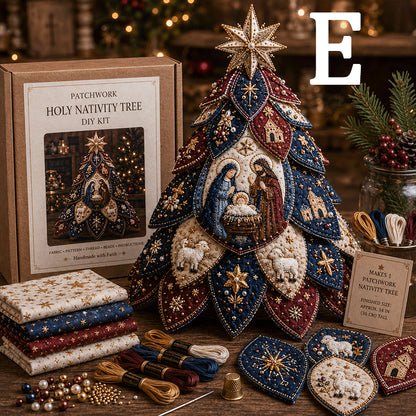 🔥49% Off Last Day - BUY 3 GET 1 FREE✝️ Religious-Themed Beaded & Quilted Christmas Tree DIY Kit