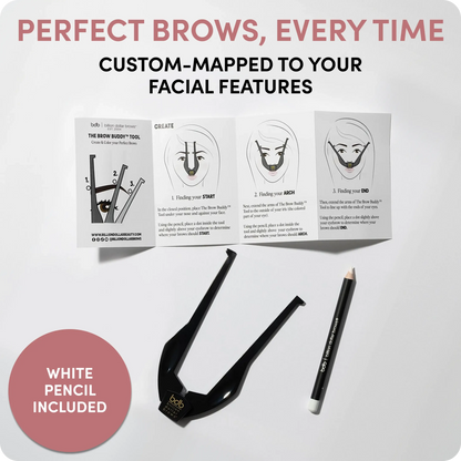 ✨ Brow Mapping Tool – Face Measuring Guide for Symmetrical Brows, Contour & Makeup Placement