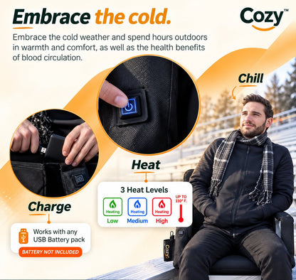 Portable Heated Stadium Seat