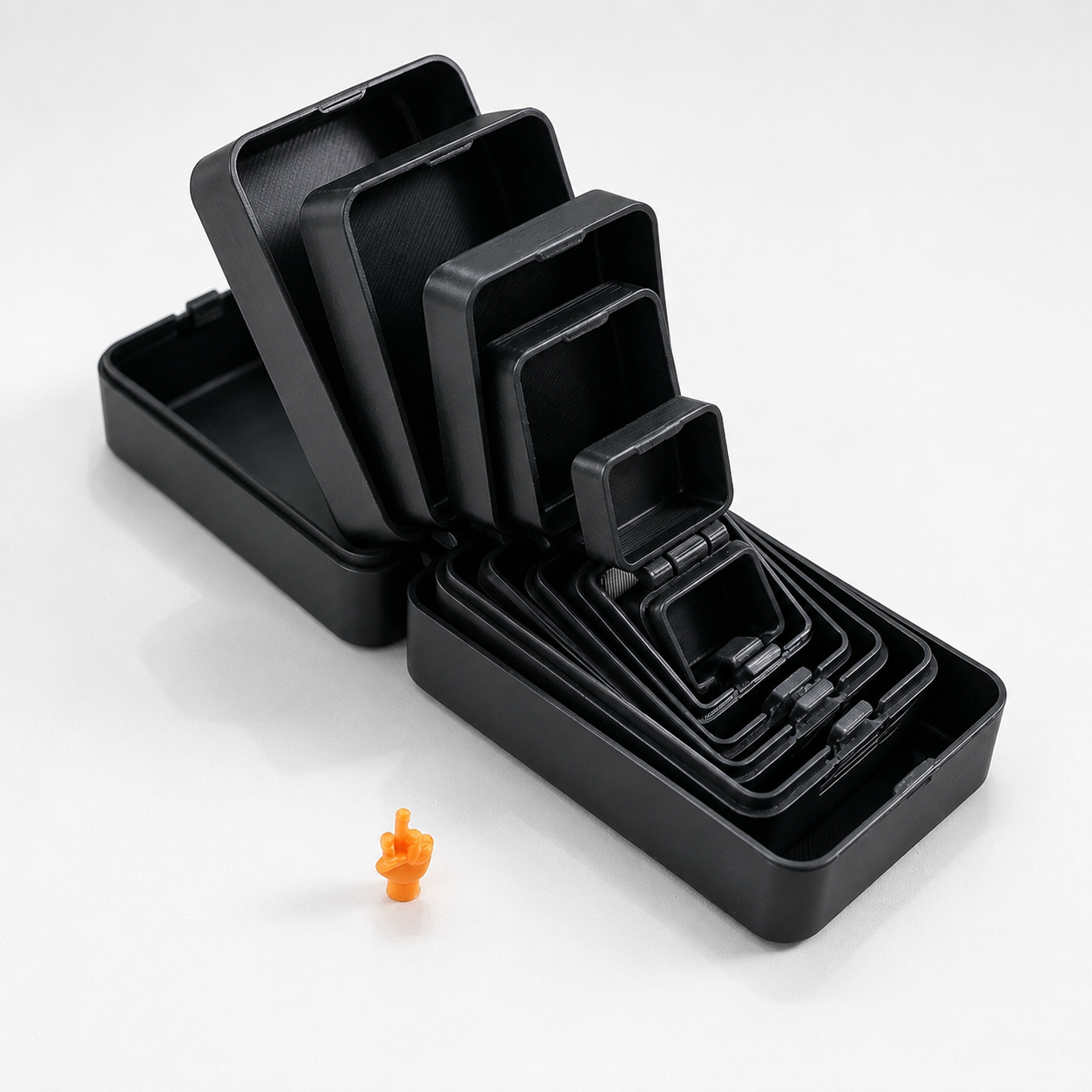 🎁 6-Layer Prank Nesting Box Set with Secret Miniature Figurine Surprise 🤣
