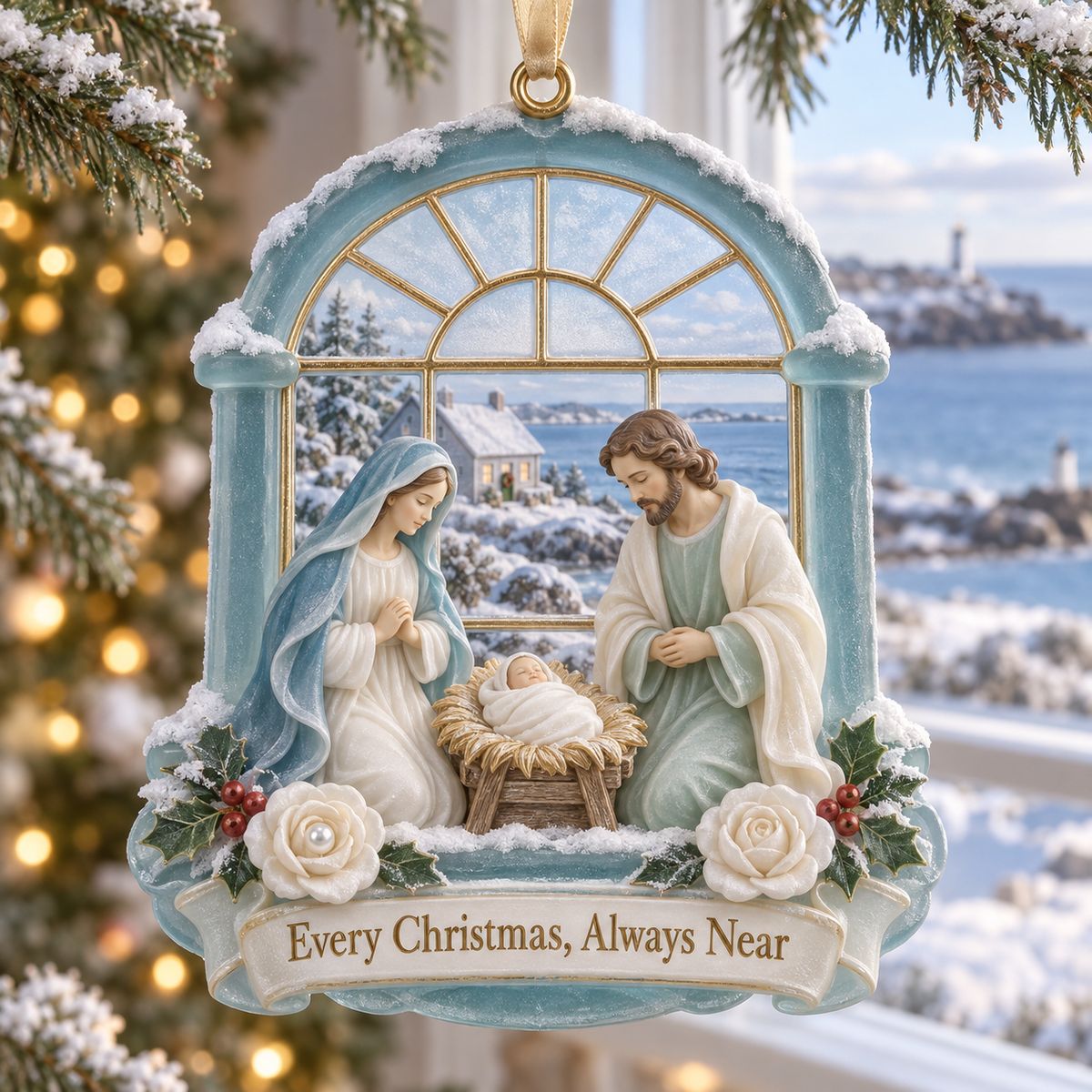 Coastal Holy Night: The Birth of Love | Nativity by the Sea
