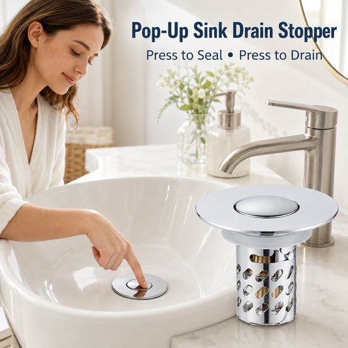 Pop-Up Sink Drain Stopper 🚿