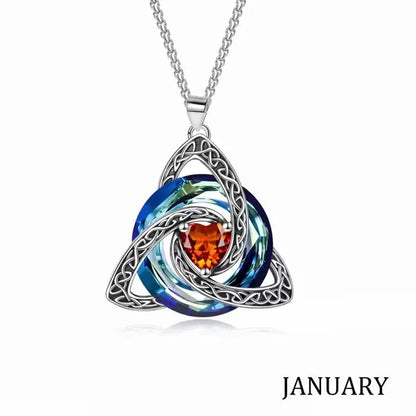 🔥LAST DAY 49% OFF🔥Birthstone Celtic Knot Necklace for Women