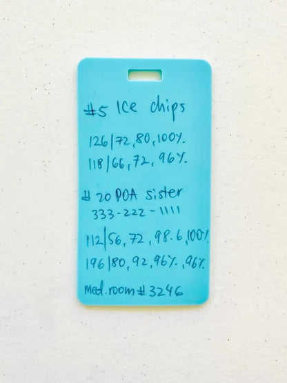 🔥HOT SALE🔥🩺Erasable  | Dual-Side Writable, Fade-Proof & No Blur (🖊Write. Wipe. Repeat.) 🎁Free Badge Clip Included📋