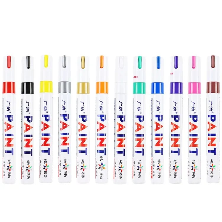 Oil-Based Tire Lettering & DIY Detail Pen Waterproof | Quick-Dry | Permanent