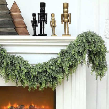 🎉⛄2025 Christmas Artificial Cypress Leaf Vine Wreath🎄