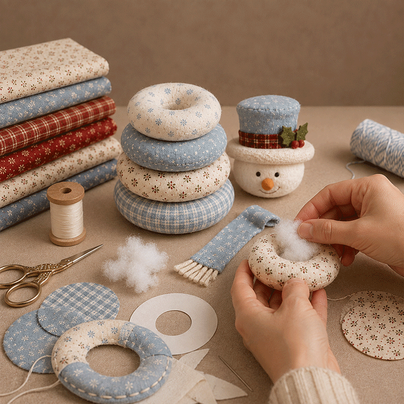 🔥49% Off Last Day - BUY 3 GET 1 FREE🎅 DIY Christmas Patchwork Doll Kit