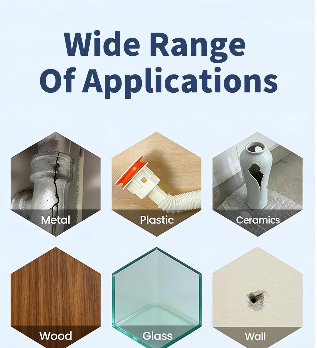 🔧Steel Reinforced Epoxy Repair Putty – Multi-Surface Moldable Epoxy for Metal, Wood & Hard Surfaces, Patch Cracks Gaps Holes, Sandable & Paintable, Water-Resistant🛠️