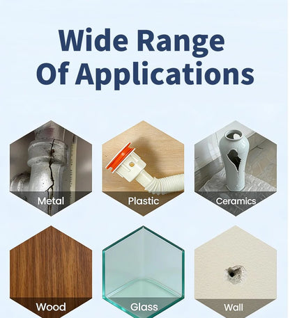 🔧Steel Reinforced Epoxy Repair Putty – Multi-Surface Moldable Epoxy for Metal, Wood & Hard Surfaces, Patch Cracks Gaps Holes, Sandable & Paintable, Water-Resistant🛠️