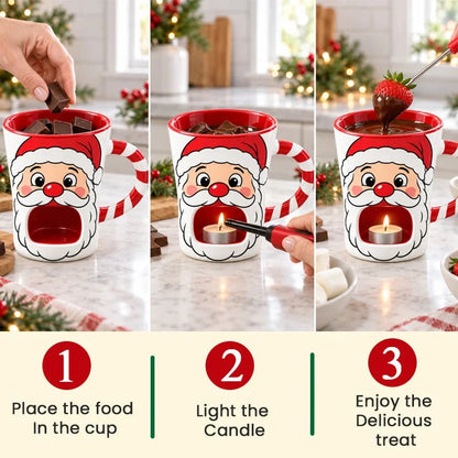 🎅 Christmas Chocolate Fondue Mug | Sweet Holiday Moments