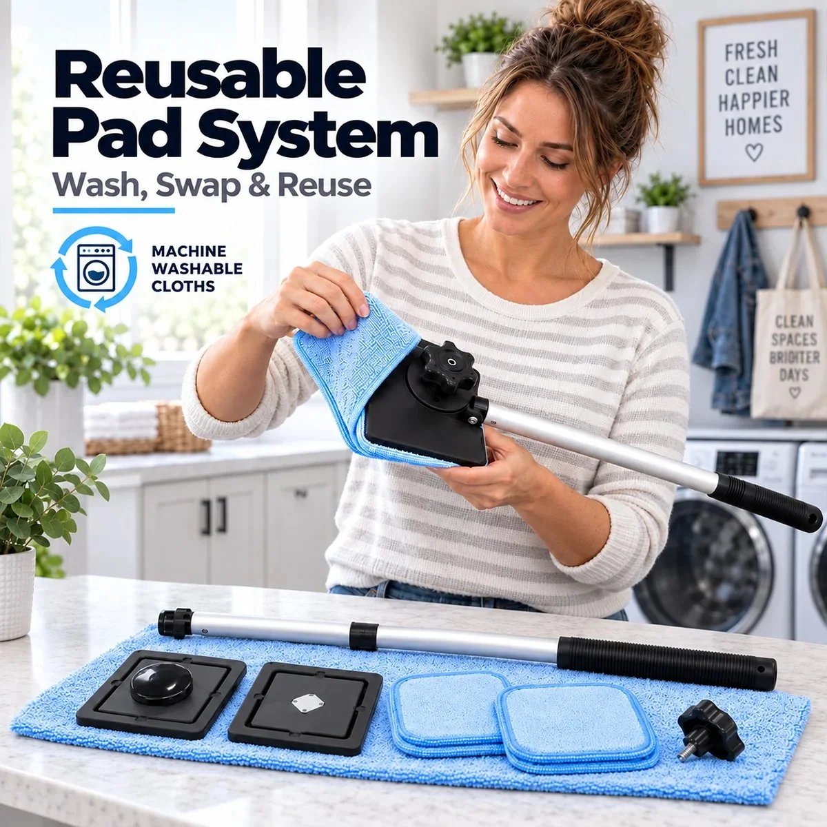 Dual Magnetic Car Windshield Cleaner | Streak-Free Auto Glass Cleaning Kit⭐