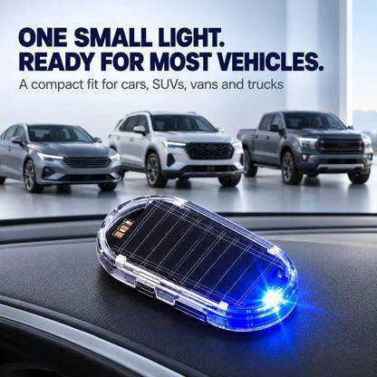 🚨 Solar Car Security Warning Light | Wireless LED Anti-Theft Visual Deterrent