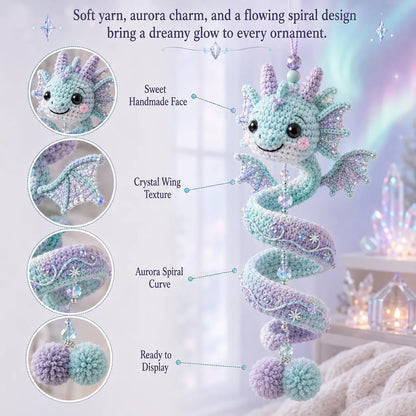 ⏳ Last Day 49% OFF – 🐉 Beginner-Friendly DIY Enchanted Dragon Spiral Hanging Ornament Kit | Complete Kit with All Tools & Step-by-Step Guide Included 💕