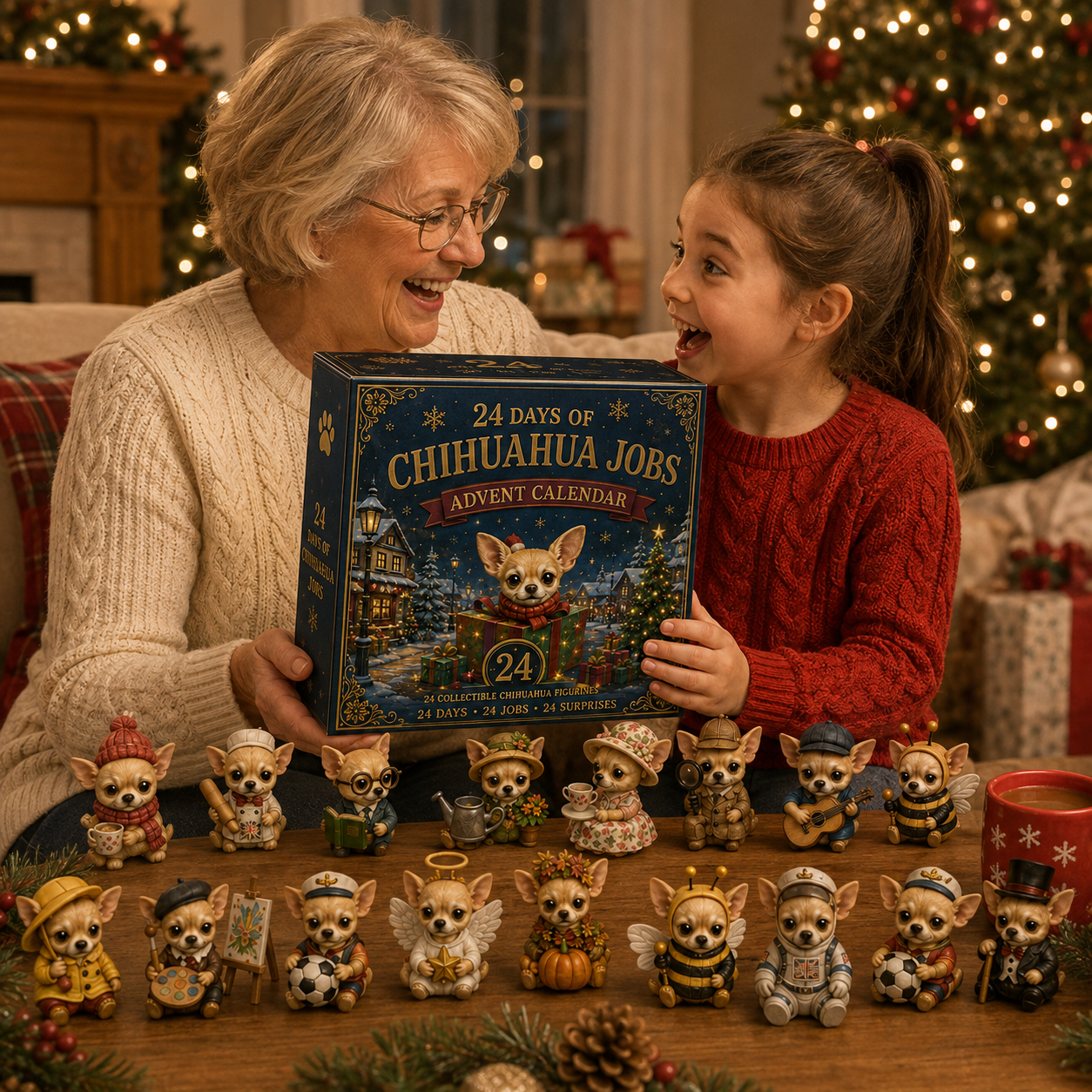 Chihuahua Jobs Advent Calendar 2026 – 24 Days of Unique Chihuahua Miniature Collectibles