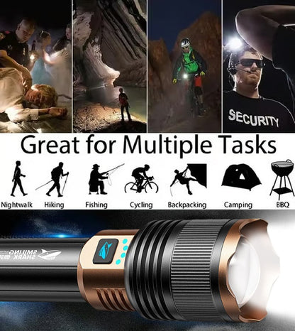 🔥2026 The Ultimate Survival  SKYFIRE 1097 Waterproof Tactical Flash Light