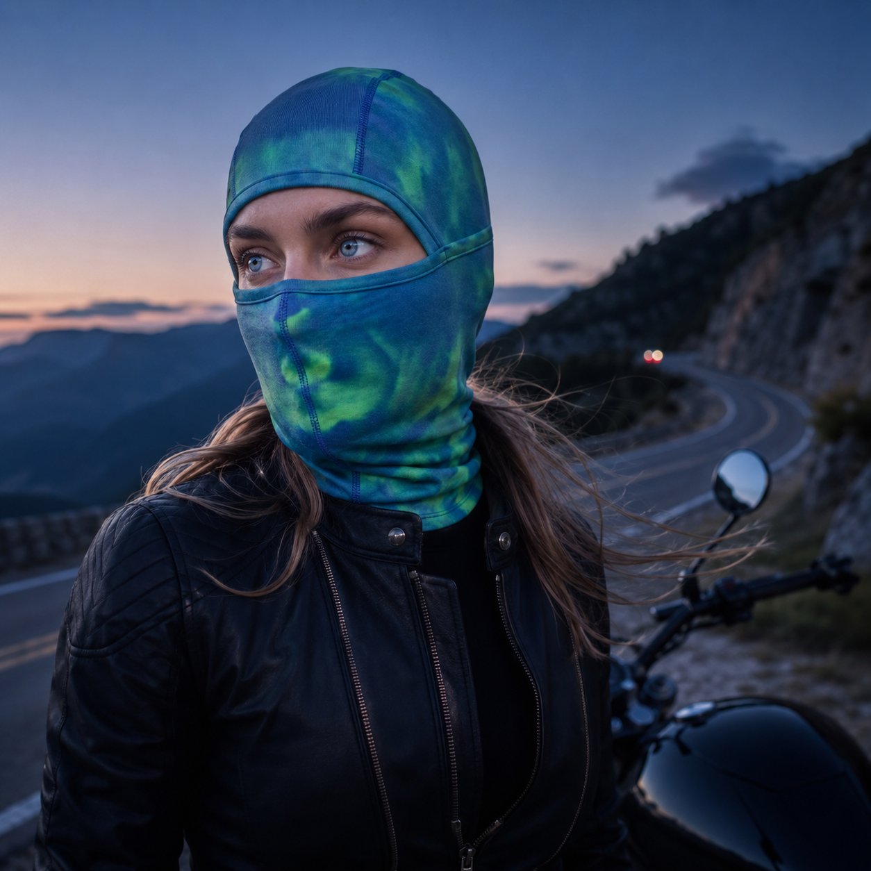 VOID V2 Reversible Thermal Balaclava Thermochromic Color Shift Face Mask for Outdoor Sports & Avant-Garde Street Style